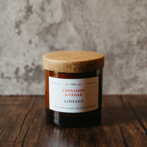 Lineage Candle - Cinnamon + Cedar