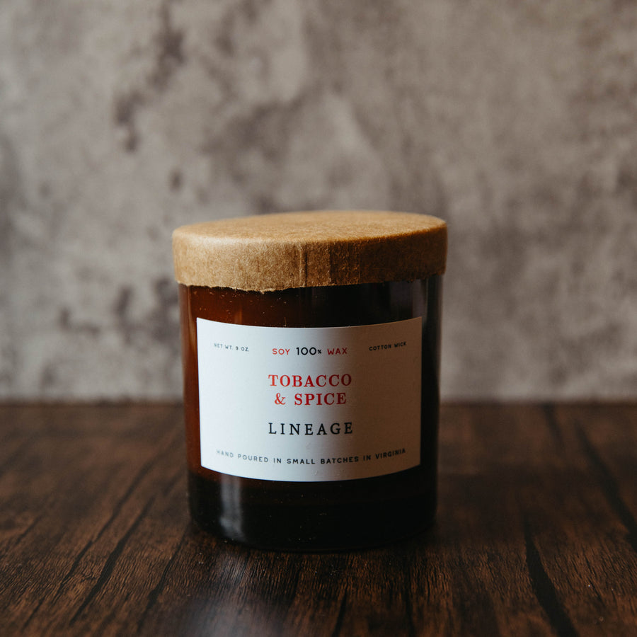 Lineage Candle - Tobacco + Spice