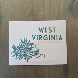Wild & Wonderful West Virginia Postcard - Base Camp Printing