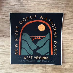 Square National Park Sticker