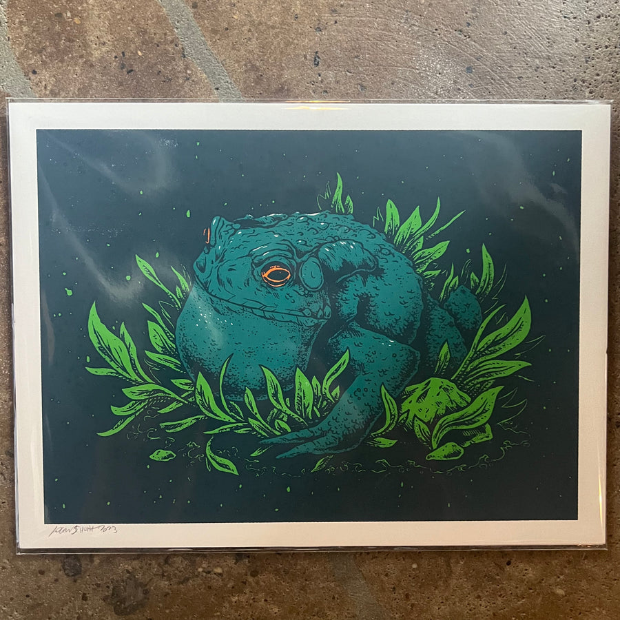 Wildwood Toad Screenprint - Logan Schmitt